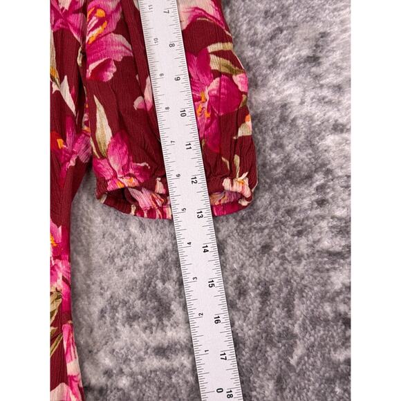 New Faherty Dress Small Womens Sorrento Majorca Floral Button Maxi Sundress - Picture 5 of 8